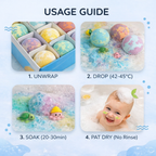 Surprise Toy Bath Bomb Set (12-Pack) | Colorful Kids Bath Fizzies with Hidden Toy